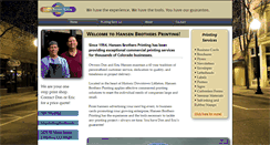 Desktop Screenshot of hansenbrosprinting.com